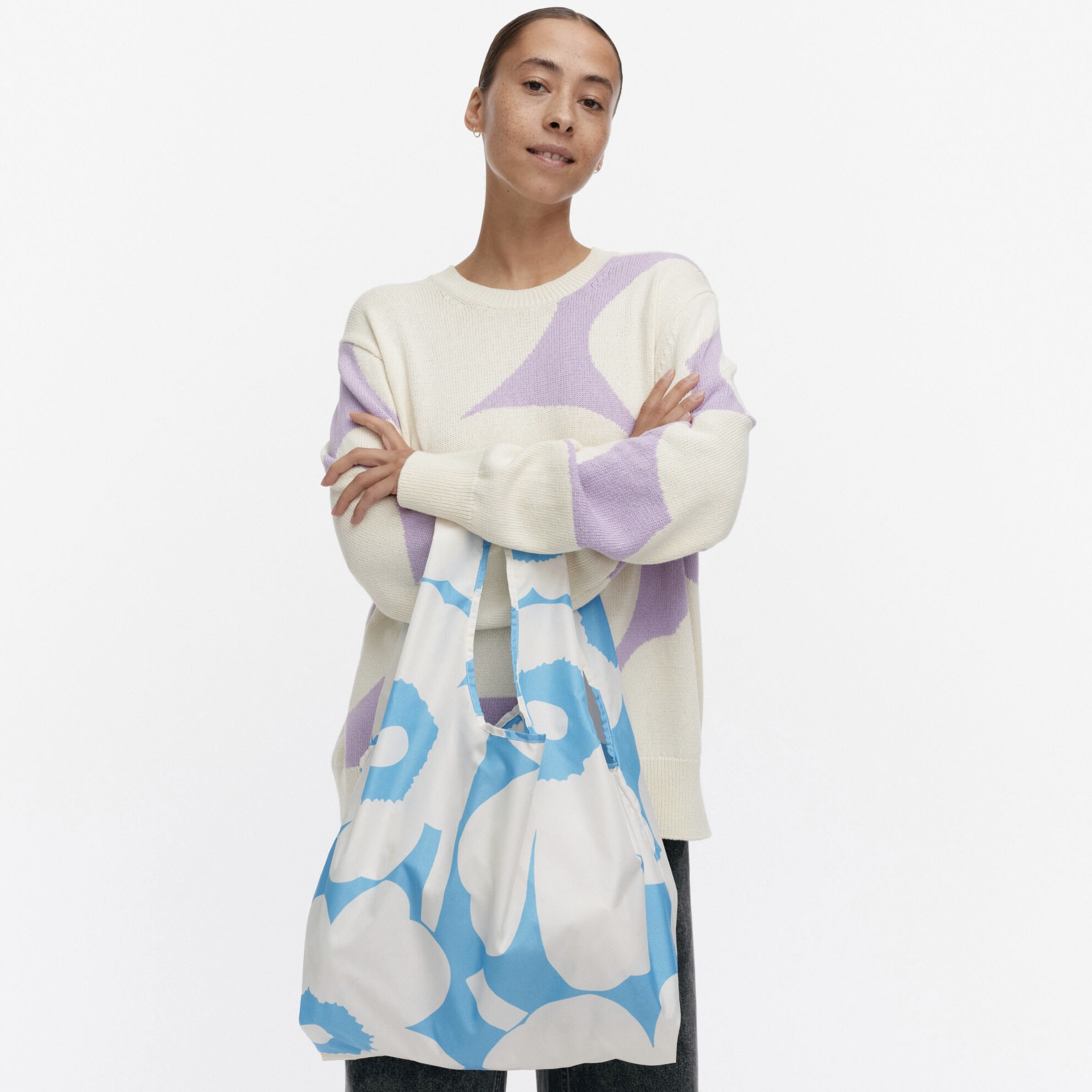 Marimekko Smartbag Unikko lichtblauw