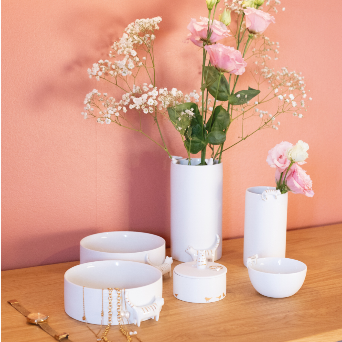 Räder Porcelain Tales Cat Bowl