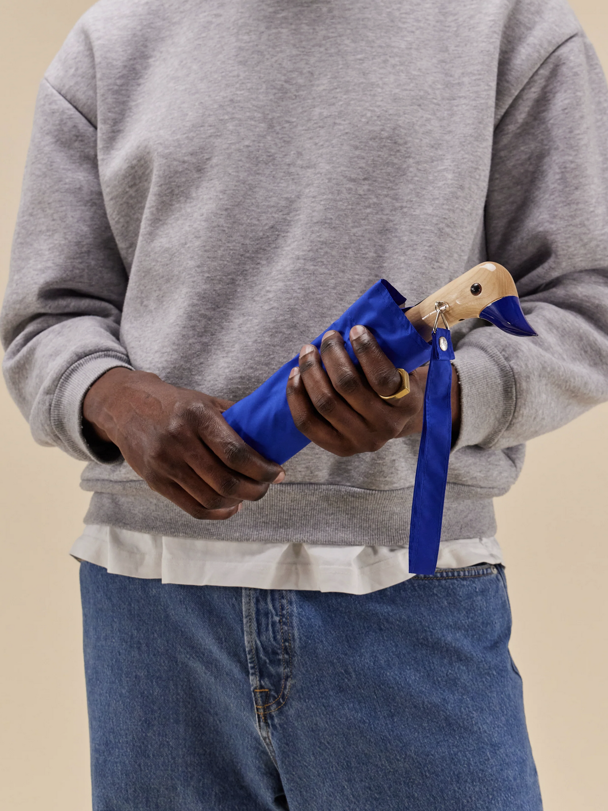 Original Duckhead paraplu Royal Blue