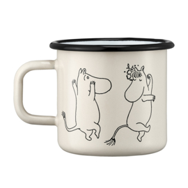 Muurla Moomin emaille mok 80 Years 3,7dl