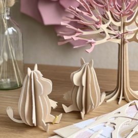 Lovi houten Moomin Snorkmaiden Troll