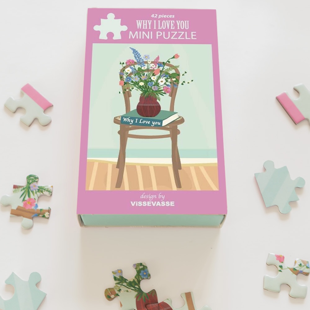 Vissevasse Mini Puzzel Why I love you