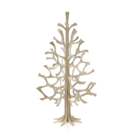 Lovi Spruce tree houten dennenboom 25 cm - Naturel