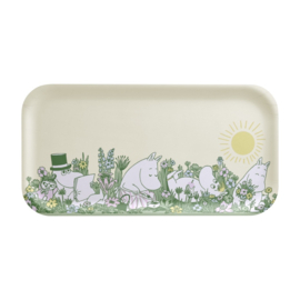 Muurla Moomin tray In the Garden 22 x 43 cm