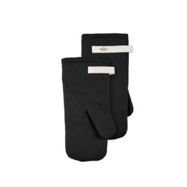 The Organic Company Oven Mitts Medium Black