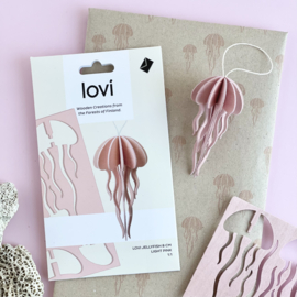 Lovi Jellyfish houten kaart - Medium - diverse kleuren