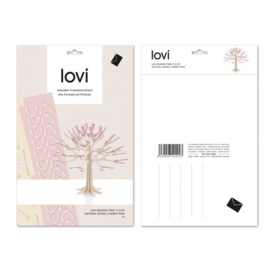 Lovi Season tree houten bloesem boom kaart - diverse kleuren