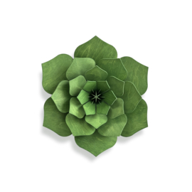 Lovi houten Decor Flower - 15 cm - diverse kleuren
