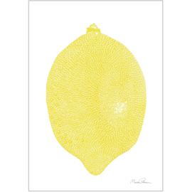 Monika Petersen Mini Art Print Lemon - A5