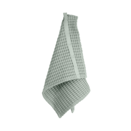 The Organic Company Big Waffle Hand Towel Dusty Mint