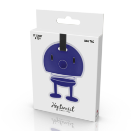 Hoptimist kofferlabel Blue