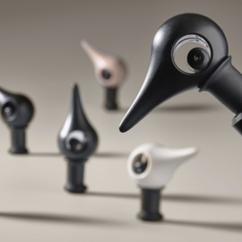 Zone Denmark Wine Stopper Bird Black