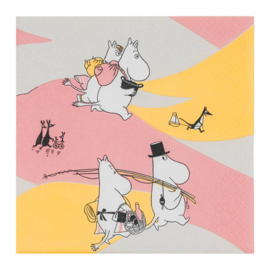 Arabia Finland Moomin Family Time servetten