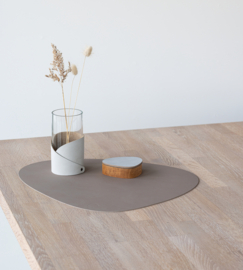 Lind DNA Table mat Curve - Nupo Clay Brown