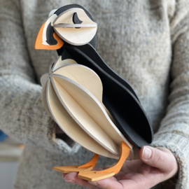 Lovi Puffin houten papegaaiduiker kaart Large