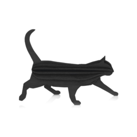 Lovi Cat houten katten kaart - Medium - diverse kleuren