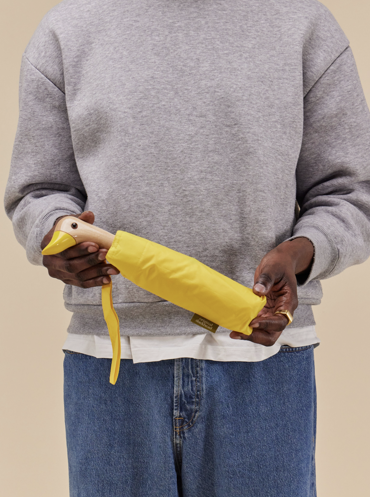 Original Duckhead paraplu Yellow