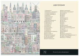 Martin Schwartz puzzel Amsterdam - 1000 pcs