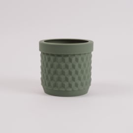Living by Colors Bloempot Potts Olive Green