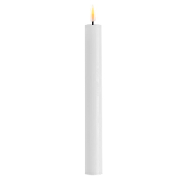 Deluxe Homeart White Dinner Candle Set 24cm