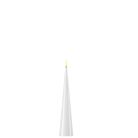 Deluxe Homeart LED Cone Candle White 20 cm