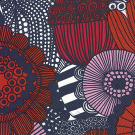 Marimekko Papieren servetten Siirtolapuutarha Blue Small