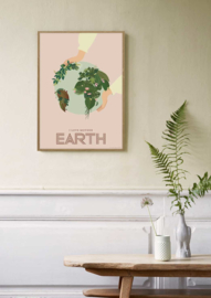 Vissevasse poster I love Mother Earth - 2 maten