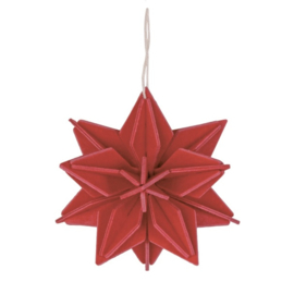 Lovi Star houten ster kaart - Medium - diverse kleuren