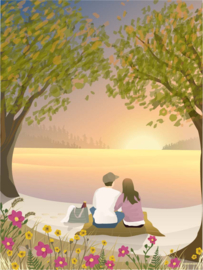 Vissevasse poster Peaceful Moments