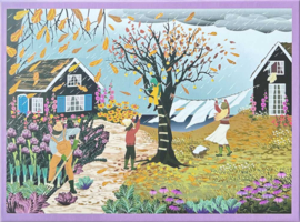 Vissevasse Puzzel Here comes the rain