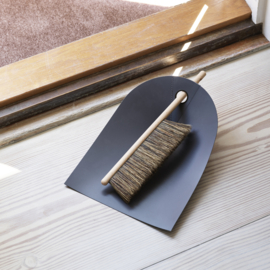 Normann Copenhagen Dustpan and Broom Black