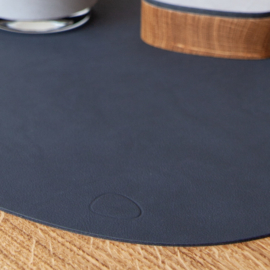 Lind DNA Table mat  Double Curve - Anthracite/Light Grey