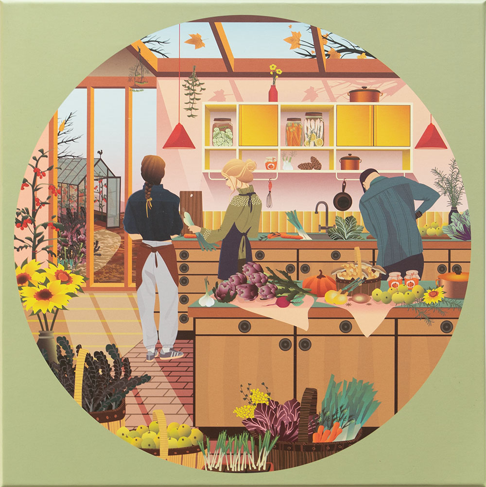 Vissevasse Puzzel Fresh from the Garden