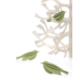 Lovi Tree houten boom 34 cm met Mini Birds - diverse kleuren