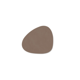 Lind DNA Glass mat Curve - Nupo Truffle