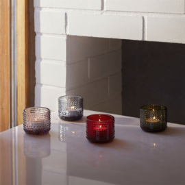 Iittala Kastehelmi Tealight donkergrijs