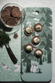 Muurla Moomin Chop & Serve Board In the depth of the Forest 18x44 cm
