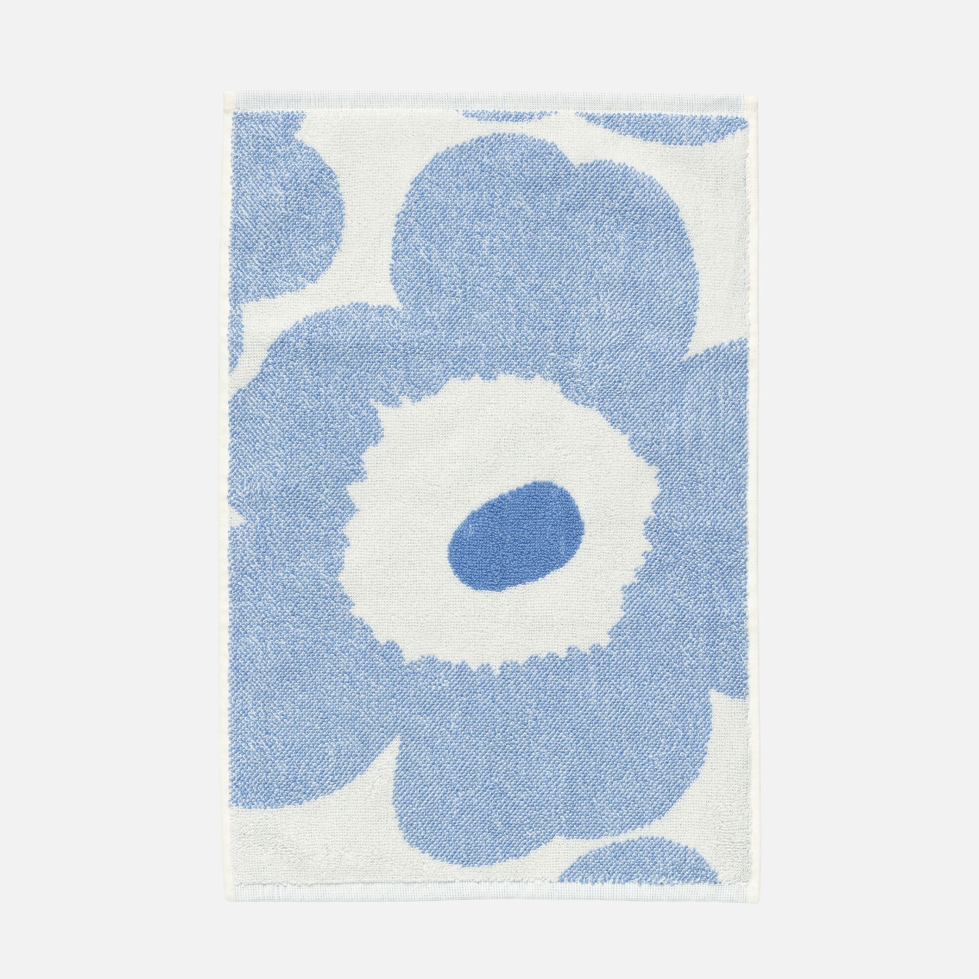 Marimekko Unikko Guest Towel Blue 30 x 50 cm