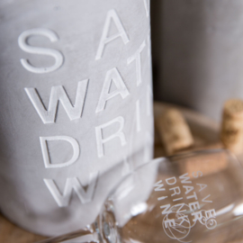 Räder wijnkoeler Save water drink wine