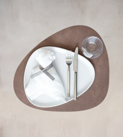 Lind DNA Table mat Curve - Nupo Brown