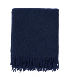 Klippan Plaid wol Gotland Navy Blue