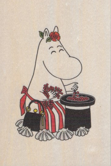 Come to Finland houten kaart Moominmamma