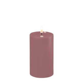 Deluxe Homeart Light Purple LED Candle 7,5 x 12,5 cm
