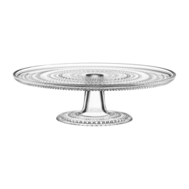 Iittala Kastehelmi Cakeplate 31,5 cm clear