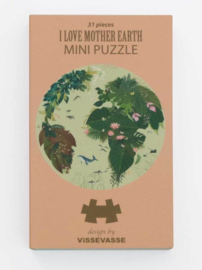 Vissevasse Mini Puzzel I love Mother Earth