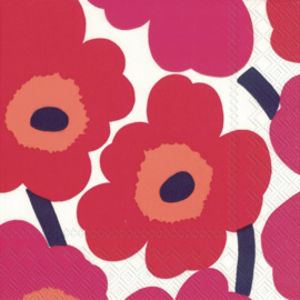 Marimekko Papieren servetten Unikko Red Large