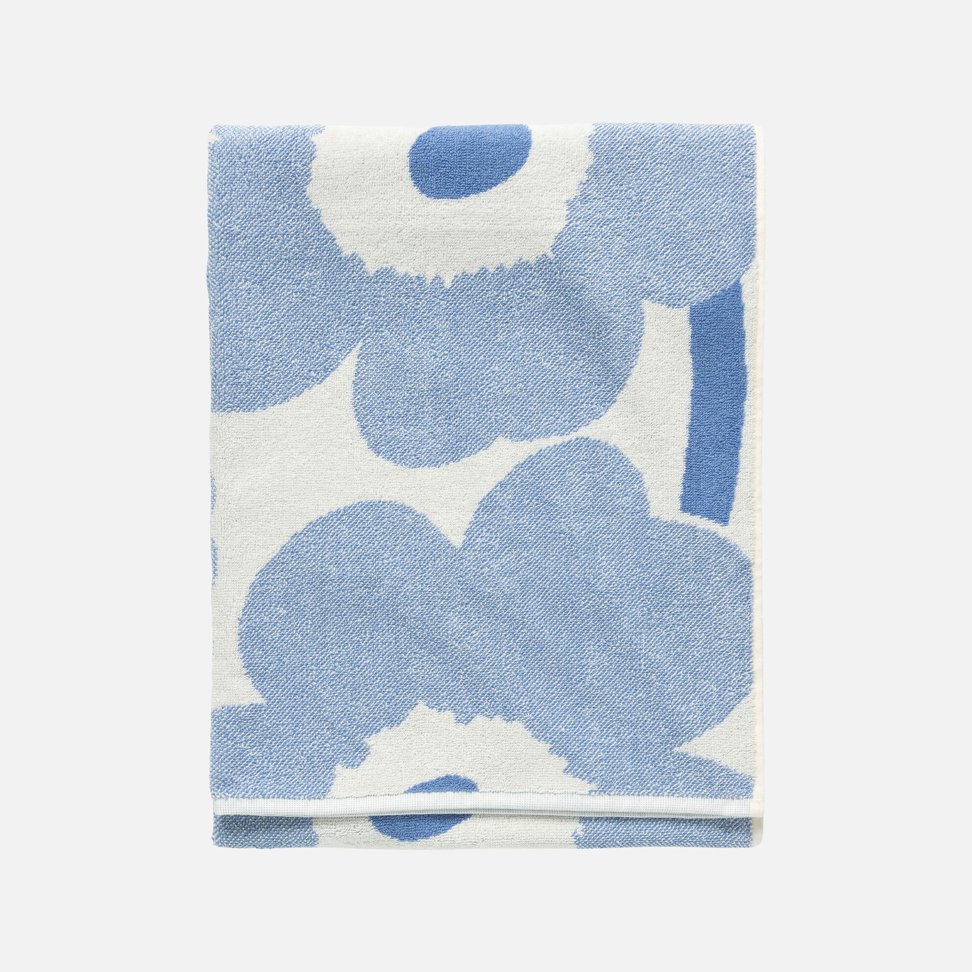Marimekko Unikko Blue Bath Towel 70 x 150 cm