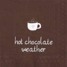Räder servetten Hot Chocolate Weather