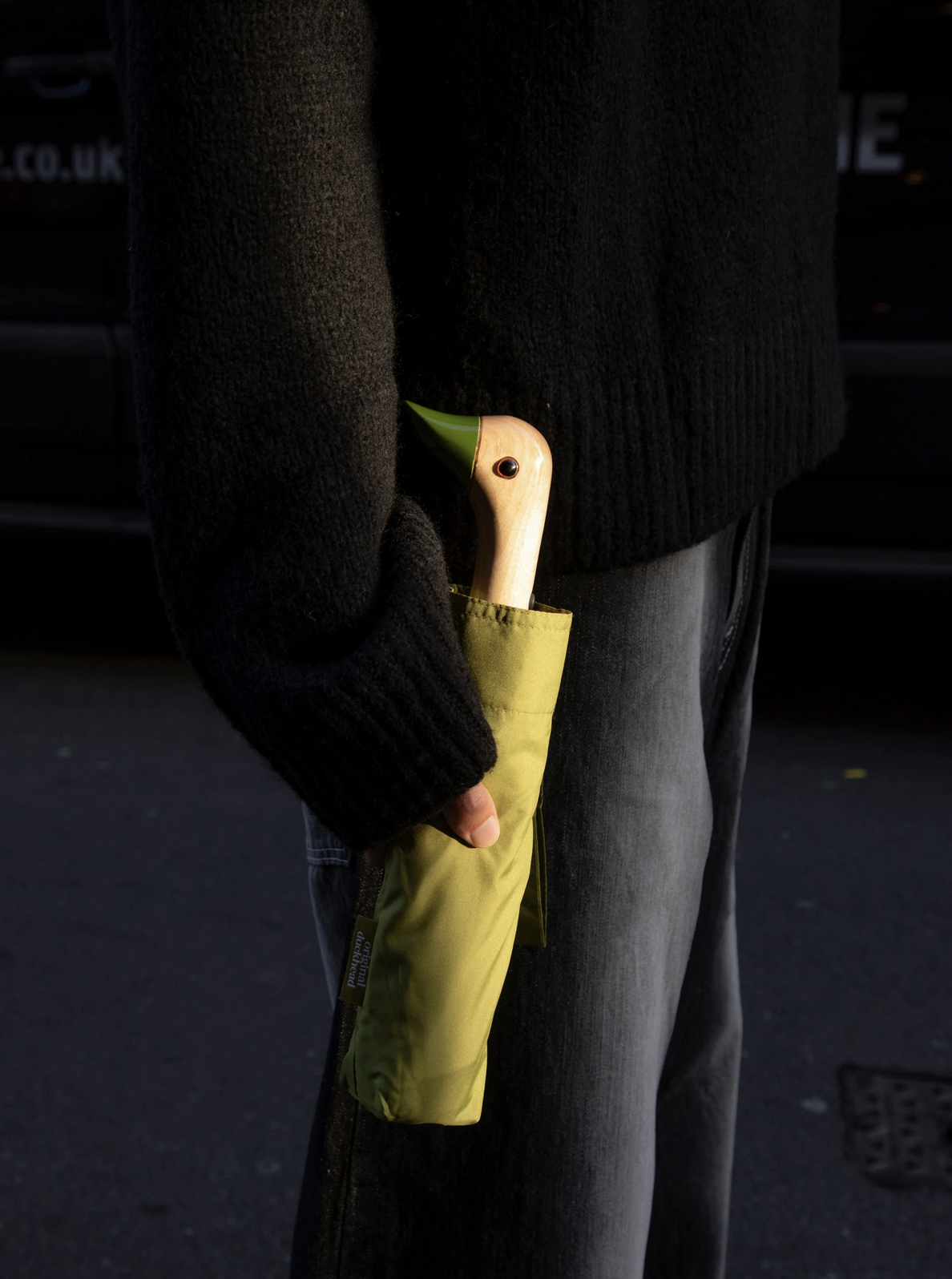 Original Duckhead paraplu Olive
