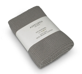 Aspegren Flint Grey Knitted Kitchen Towel
